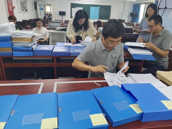 四川开放大学金牛学院成科学习中心迎接学校办学评估检查小组再次实地检查
